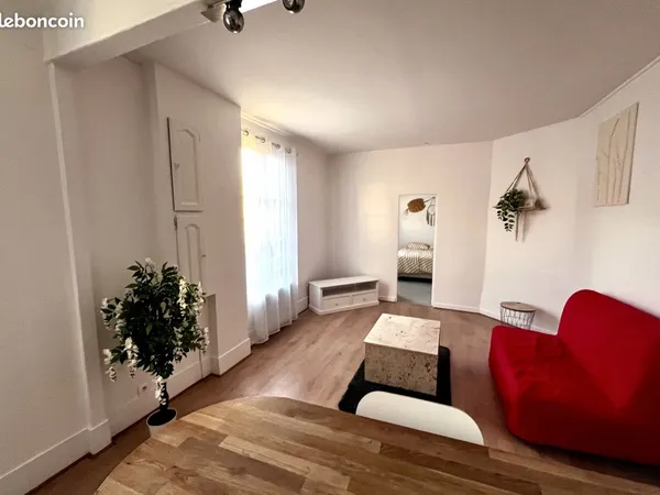 Appartement meublé 2 pièces - 44 m2 - refait à neuf - 