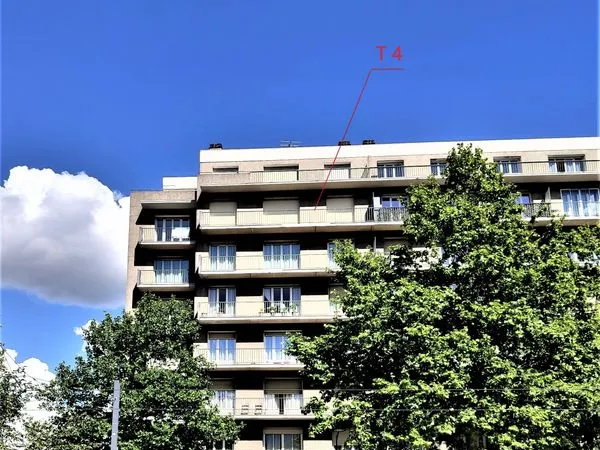 T4 sans vis-à-vis, lumineux, Allier Libération Grenoble 