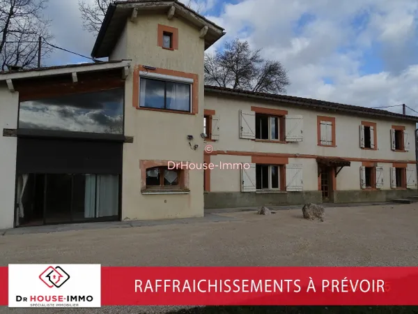 Maison Élégante de 6 pièces avec Vaste Terrain à Poucharramet, Idéal pour les Amoureux de la 