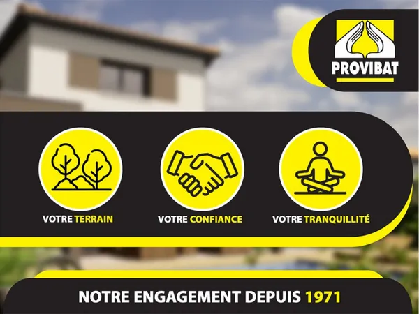 Terrain constructible 350 m² 