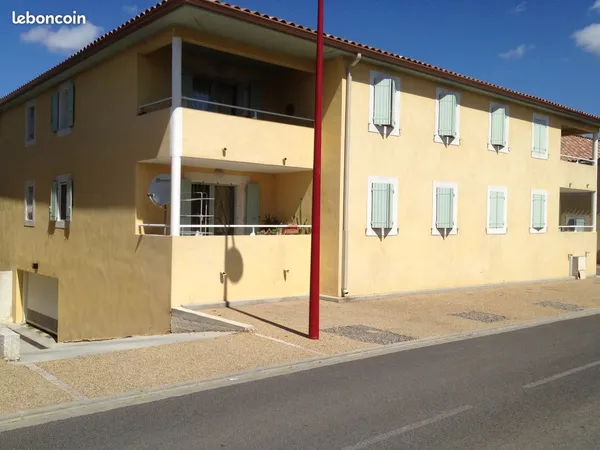 Vinassan - vends appartement T3 60 m2 + loggia 