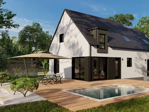 MAISON 4 CHAMBRES - BRIEC 