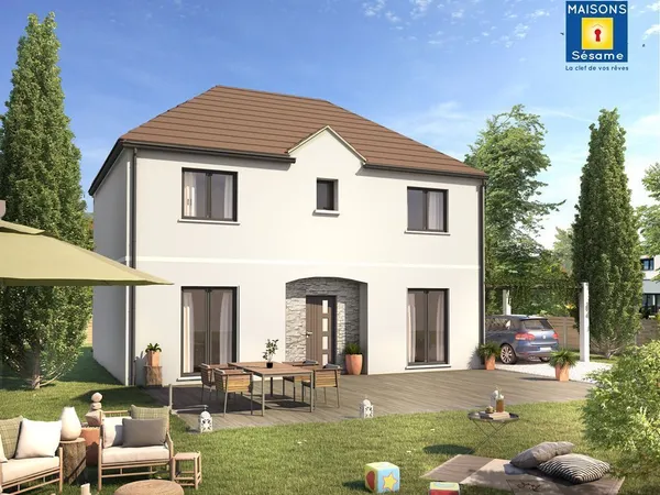 Projet de construction d'une maison 148 m² avec terrain à BOITRON (77) 