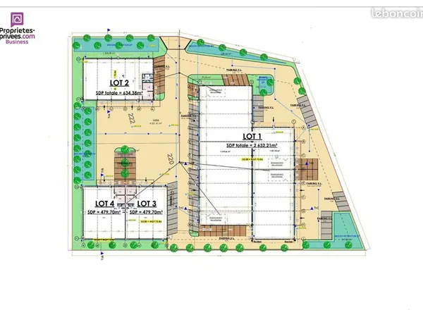 Local industriel 635 m² 