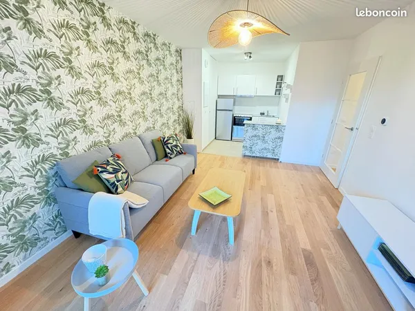 Très joli, deux pièces, de 45 m², meublé, dans une résidence neuve, Enghien les Bains 