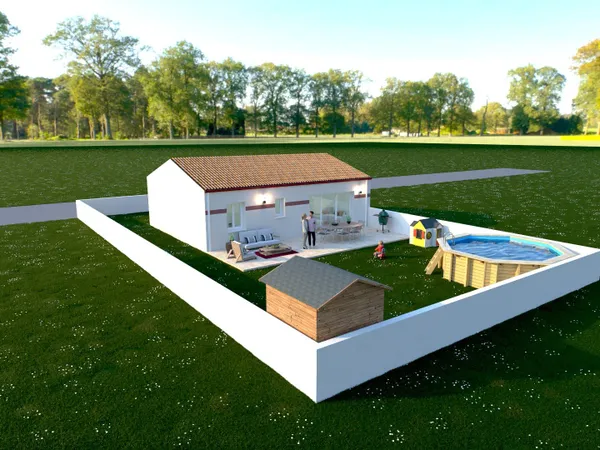 Maison 3 pièces 70 m² 