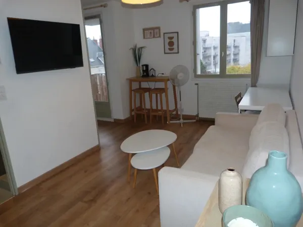 Vierzon Centre -Ville Studio meublé 21 M² avec Parking 