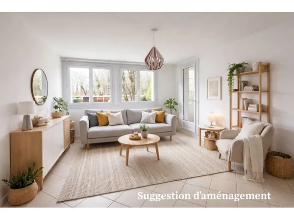 Appartement 3 pièces 61 m² 