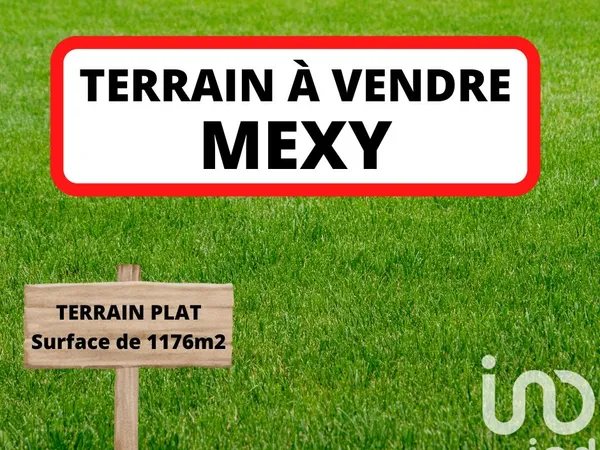 Terrain 1176 m² Mexy 