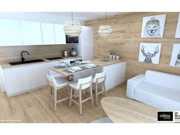 Appartement 3 pièces 58 m² 