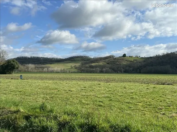 Terrain 2 173 m² Berdoues 