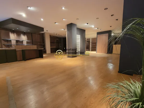 Espace commercial rénové avec murs en pierres - 176 m2 