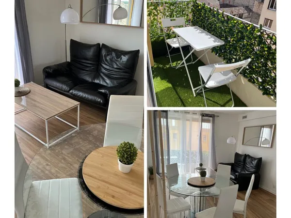 Nîmes, Magnifique T3 cosy et climatisé , coeur de ville, 5min gare/arènes, 10/15 min Facs, 