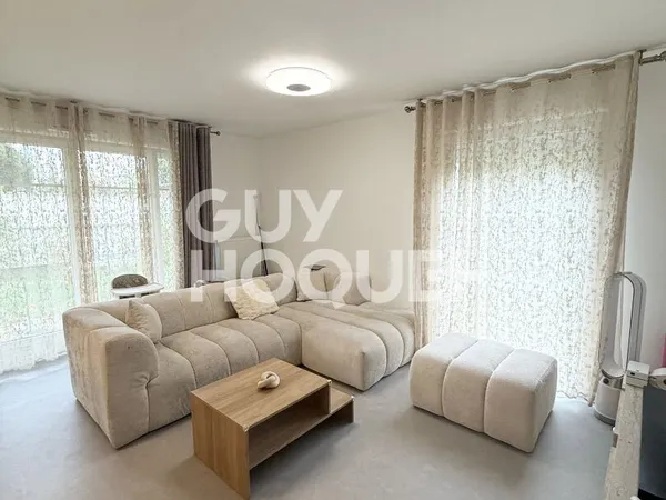 3 pièces de 57m² avec grand jardin de 100m² 