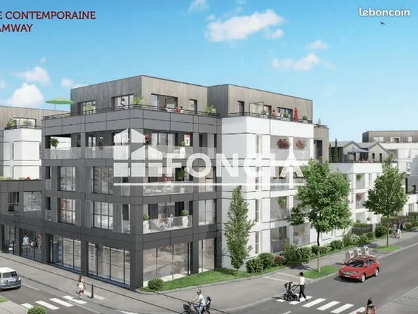 Appartement 3 pièces 61 m² 