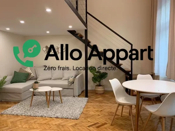 Studio meublé avec mezzanine et matelas neuf - 35 m² - Rennes (rue de Paris) 