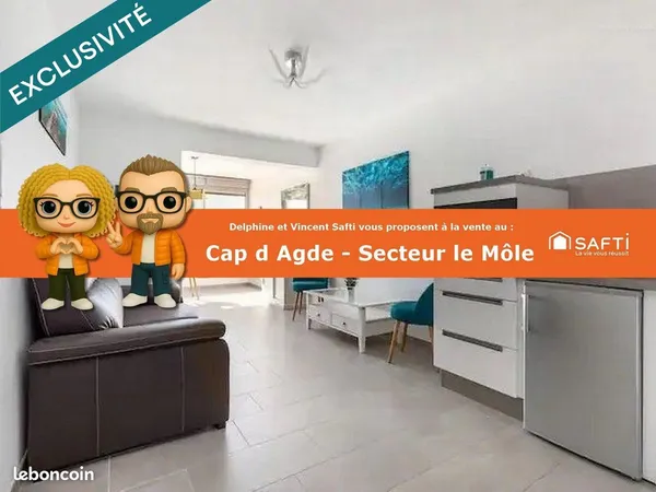 Appartement 2 pièces 35 m² 