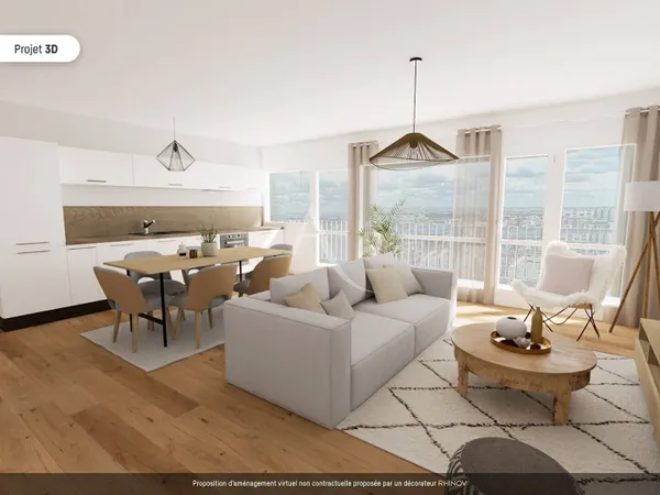 Appartement 4 pièces 91 m² 