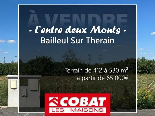 Terrain 412 m² Bailleul Sur Therain 