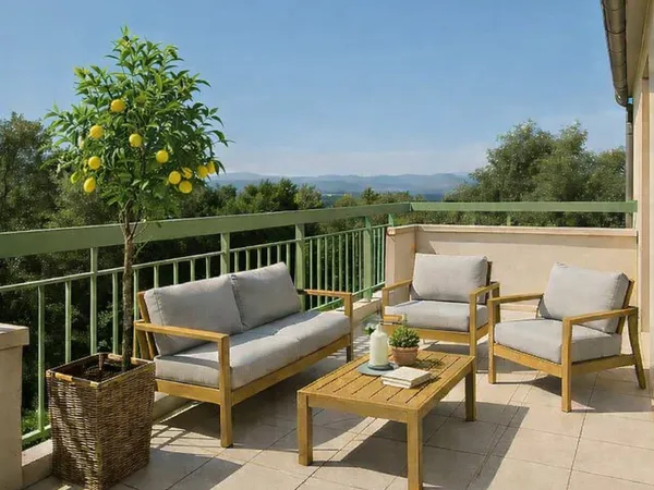 Appartement lumineux 86 m2 Dernier étage Balcon Garage 