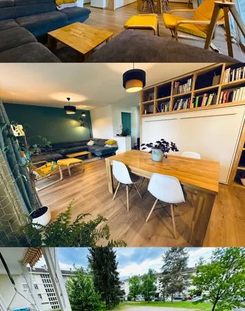 Appartement T3/T4 + balcon - Annecy centre 