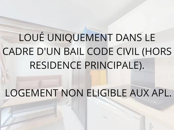 Appartement 1 pièce 10 m² 