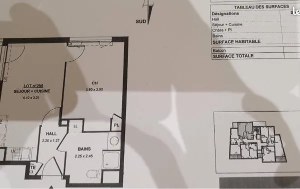 Appartement à louer T2 