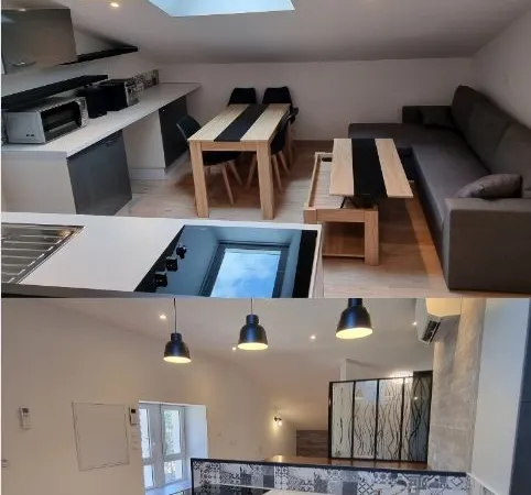Joli appartement mansardé, chauffage PAC 