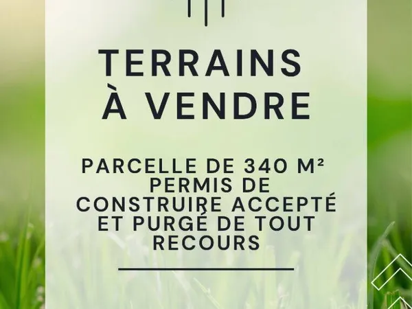 Terrain constructible 340 m² 
