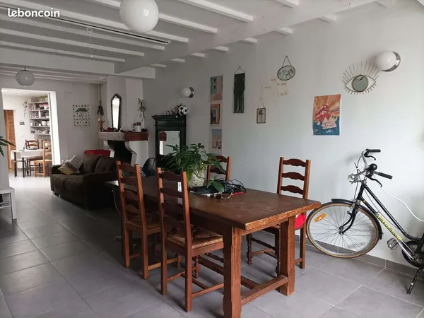 Colocation 4p maison meublée avec jardin - Baux séparés - Lille 