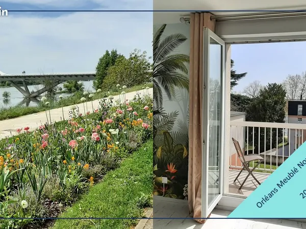 Appartement BORDS de LOIRE avec BALCON + PARKING 