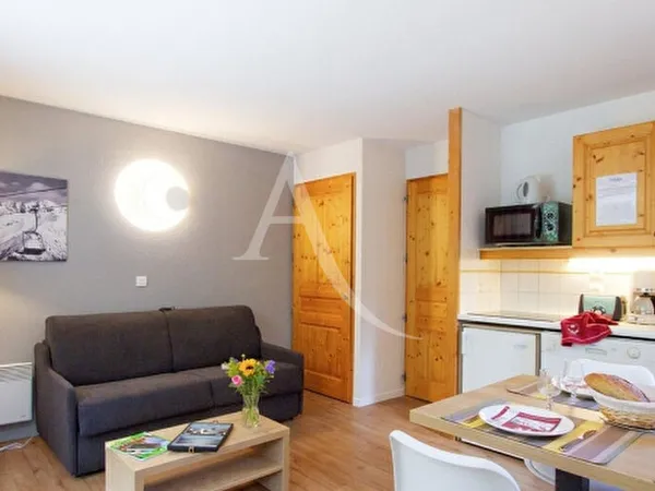 À VENDRE ? APPARTEMENT T2 CABINE MEUBLÉ DANS LE GRAND MASSIF ? MORILLON 