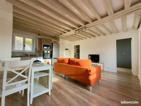 À louer - Charmant appartement meublé 37 m² au coeur de La Roche-Guyon 