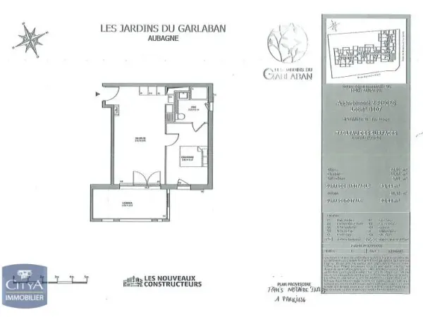 Appartement 2 pièces 42 m² 