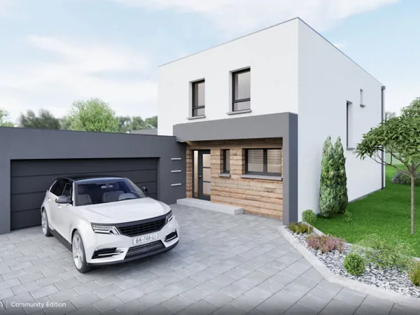 Terrain + maison 157 m² 