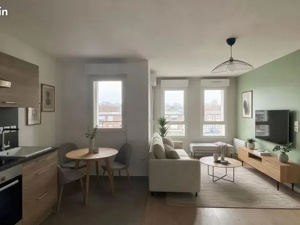 Appartement 2 pièces 46 m² 