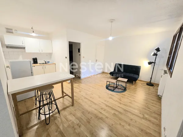 Toulouse Rangueil 31400 appartement T1bis/T2 de 40.80m² avec EAU CHAUDE ET CHAUFFAGE COMPRIS DANS 