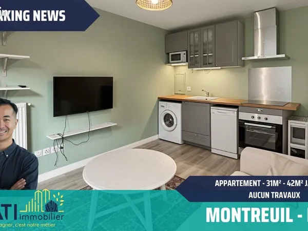 Appartement 1 pièce 31 m² 