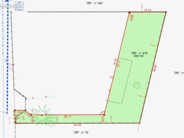 Terrain constructible à Saint-Barthélemy-d'Anjou 