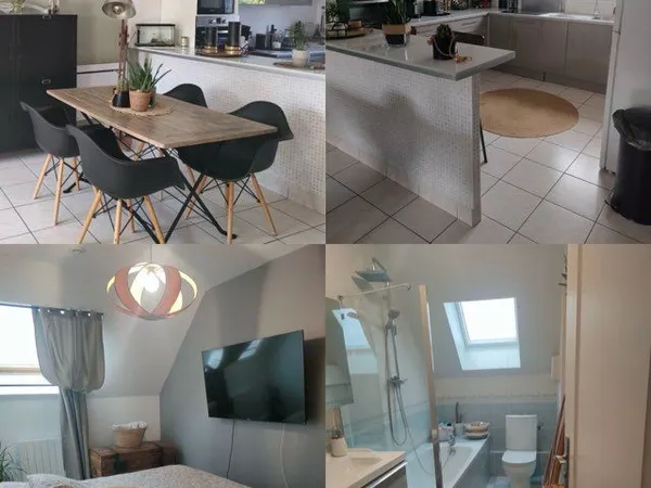 Location ARGENCES : Maison de 75m2 mitoyenne avec sous-sol complet et grand jardin 
