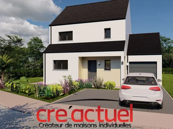 Terrain + maison 91 m² 