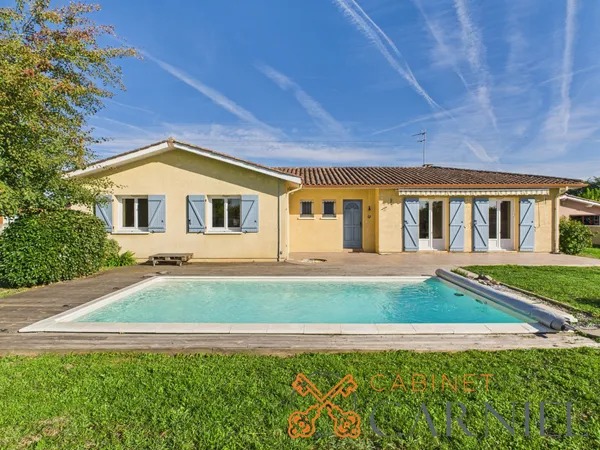 ST PIERRE DE MONS BELLE MAISON INDIVIDUELLE AVEC PISCINE 