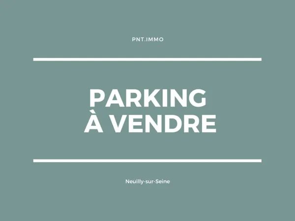 Exclusivité - Neuilly-sur-Seine - Place de parking 