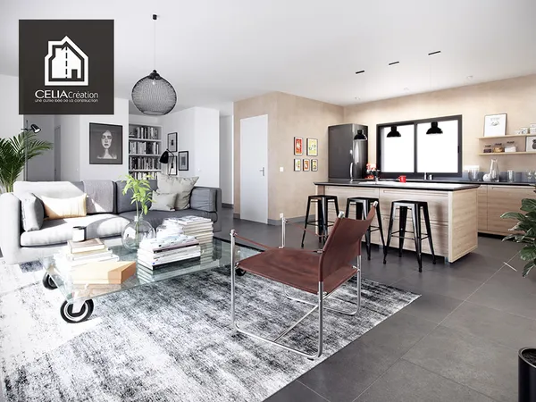 Terrain + maison 4 pièces 85 m² 