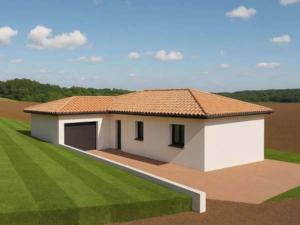 Maison de plain-pied 4 pièces 100 m² 