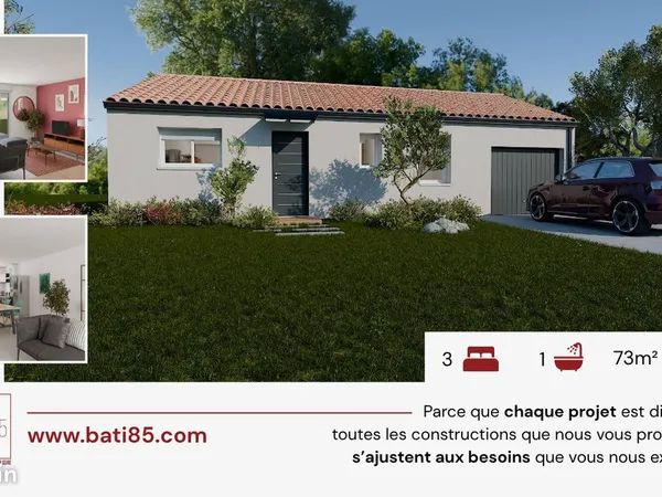 Maison 73 m² Vix 