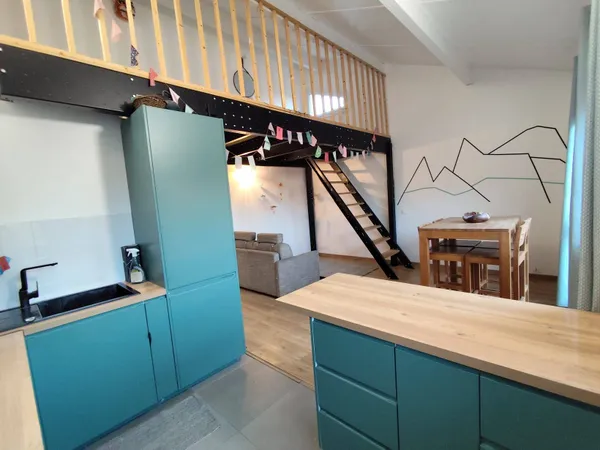 Vends appartement lumineux avec plafond cathédrale 