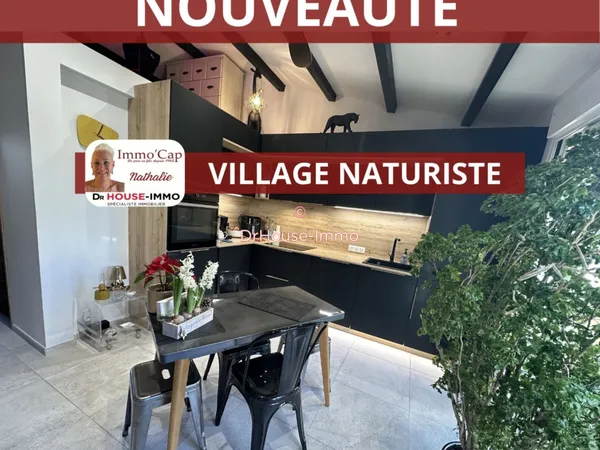 IMMO ' CAP - PEPITE A LA VENTE TRES BELLE VILLA DOUBLE TRES LUMINEUSE AU VILLAGE NATURISTE SUR PORT 