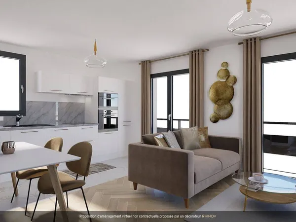 Duplex 3 pièces 70 m² 