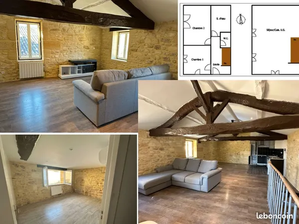Maison de Ville - 2 chambres - Centre Cubzac 